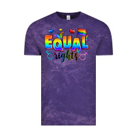 Cloud Purple equal rights Vintage Tee - Zillion Design Studio