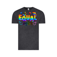 Vintage Black equal rights Vintage Tee - Zillion Design Studio