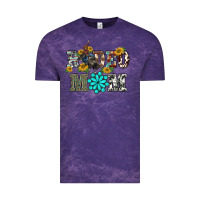 Cloud Purple western rodeo bullfighter mom turquoise gemstones  sunflowers Vintage Tee - BarkalooDesign