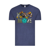 Vintage Denim western rodeo bullfighter mom turquoise gemstones  sunflowers Vintage Tee - BarkalooDesign