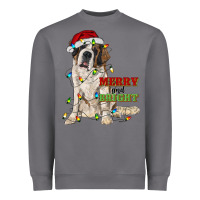 Storm merry and bright saint bernard Heavyweight Sweatshirt - RanaPortraitStore