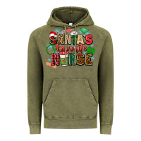 Vintage Olive santas favorite nurse Vintage Hoodie - Zillion Design Studio