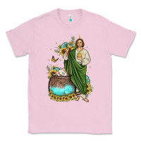 Bubblegum Pink san judas coffee cup sunflower Classic Tee - JahusDesignShop