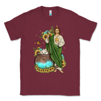 Burgundy san judas coffee cup sunflower Classic Tee - JahusDesignShop