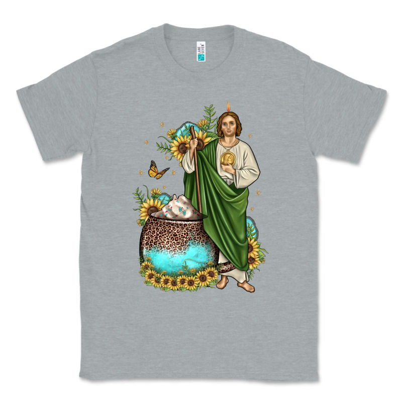 San Judas Coffee Cup Sunflower Classic Tee by JahusDesignShop | Teevron