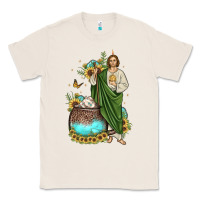 Natural san judas coffee cup sunflower Classic Tee - JahusDesignShop