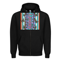 Black groovy with flowers and Butterflies Zipper Hoodie - Artiststas