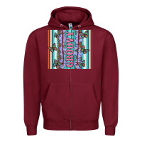 Groovy With Flowers And Butterflies Zipper Hoodie | Teevron