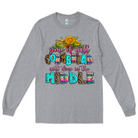 Heather Grey some of yall cornbread aint done in the middle Long Sleeve Tee - AdoDesignShop