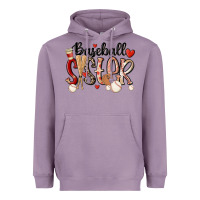 Lavender baseball sister Heavyweight Hoodie - MaliasSmallBusiness