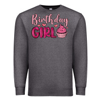Birthday Girl Cupcake Premium Sweatshirt | Teevron