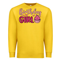 Lemon birthday girl cupcake Premium Sweatshirt - MaliasSmallBusiness