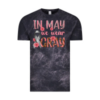 Cloud Black In May We Wear Gray Vintage Tee - texasbilliewilder
