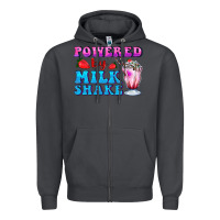 Smoke powered by milkshake Zipper Hoodie - AdoDesignShop