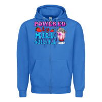 True Royal powered by milkshake Zipper Hoodie - AdoDesignShop