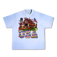 Grape Ice Barn in the USA Urban Heavy Tee - Neo Western