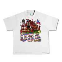 Lunar Rock Barn in the USA Urban Heavy Tee - Neo Western