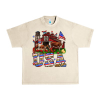 Sandshell Barn in the USA Urban Heavy Tee - Neo Western