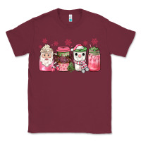 Burgundy pink Christmas coffee Classic Tee - JahusDesignShop