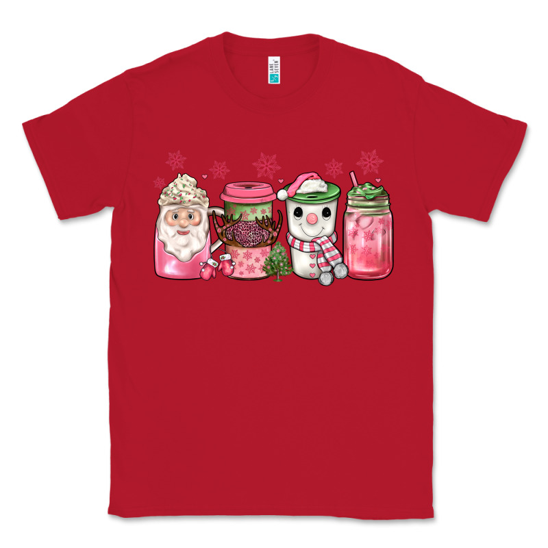 Pink Christmas Coffee Classic Tee by JahusDesignShop | Teevron