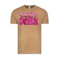 Vintage Camel In October We Wear Pink Vintage Tee - texasbilliewilder