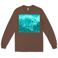 Chestnut turquoise glitter Long Sleeve Tee - JahusDesignShop