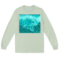 Matcha turquoise glitter Long Sleeve Tee - JahusDesignShop