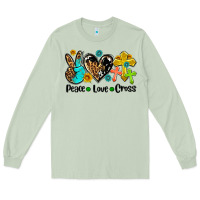 Matcha peace love cross Long Sleeve Tee - AdoDesignShop