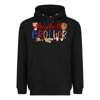 Black baseball brother Heavyweight Hoodie - MaliasSmallBusiness