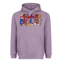 Lavender baseball brother Heavyweight Hoodie - MaliasSmallBusiness