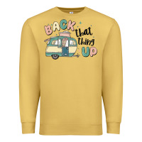 Antique Gold back that thing up Premium Sweatshirt - MaliasSmallBusiness