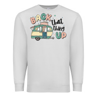 Dove Grey back that thing up Premium Sweatshirt - MaliasSmallBusiness