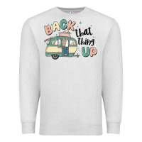 Oatmeal Heather back that thing up Premium Sweatshirt - MaliasSmallBusiness