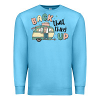 Ocean Blue back that thing up Premium Sweatshirt - MaliasSmallBusiness