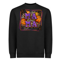 Black basketball mama with leopard Heavyweight Sweatshirt - Zillion Design Studio