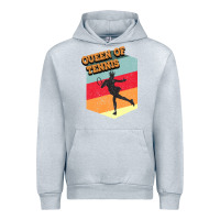 Heather Grey Queen Of Tennis Urban Hoodie - Bettercallsaul