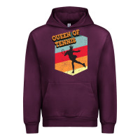 Mauve Wine Queen Of Tennis Urban Hoodie - Bettercallsaul