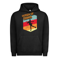 Pigment Black Queen Of Tennis Urban Hoodie - Bettercallsaul