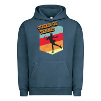 Pigment Midnight Navy Queen Of Tennis Urban Hoodie - Bettercallsaul