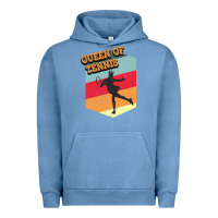 Pigment Pebble Blue Queen Of Tennis Urban Hoodie - Bettercallsaul