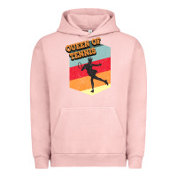 Pigment Salmon Queen Of Tennis Urban Hoodie - Bettercallsaul
