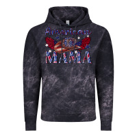 Cloud Black American mama with cowboy Vintage Hoodie - texasbilliewilder