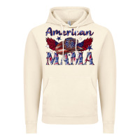 Vintage Artic American mama with cowboy Vintage Hoodie - texasbilliewilder