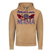 Vintage Camel American mama with cowboy Vintage Hoodie - texasbilliewilder