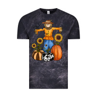 Cloud Black pumpkin sunflower fall scarecrow Vintage Tee - RanaPortraitStore