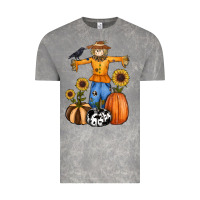 Cloud Rock pumpkin sunflower fall scarecrow Vintage Tee - RanaPortraitStore