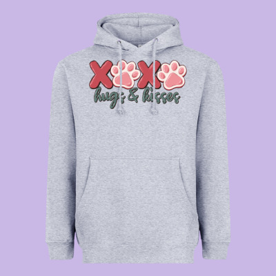 Xoxo Hugs And Kisses Heavyweight Hoodie Designed By Maliassmallbusiness