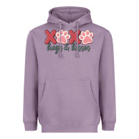Lavender xoxo hugs and kisses Heavyweight Hoodie - MaliasSmallBusiness