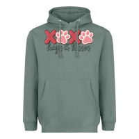 Sage xoxo hugs and kisses Heavyweight Hoodie - MaliasSmallBusiness