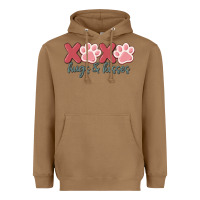 Toasted Coconut xoxo hugs and kisses Heavyweight Hoodie - MaliasSmallBusiness